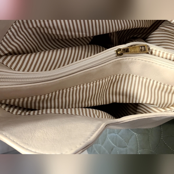 Maurices Cream Woven Tote Purse - Picture 4 of 5